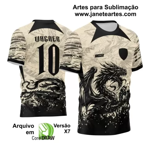 Arte Vetor - Camisa de Interclasse - Dragão 2024-2025