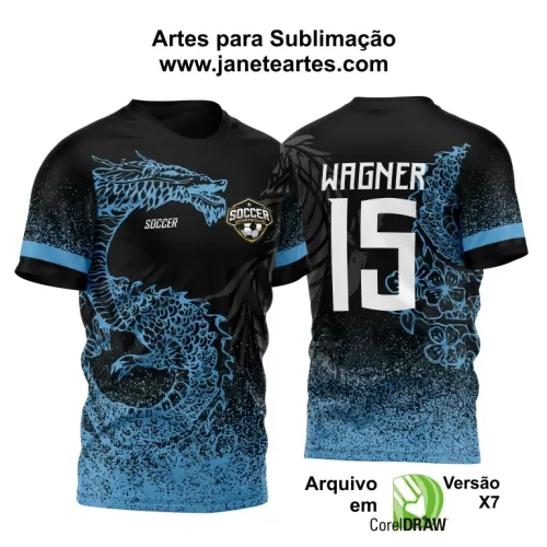 Arte Vetor - Camisa de Interclasse - Dragão 2024-2025