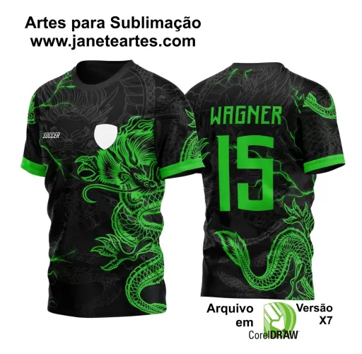 Arte Vetor - Camisa de Interclasse - Dragão 2024-2025