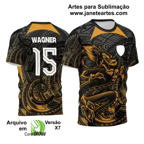 Arte Vetor - Camisa de Interclasse - Dragão 2024-2025