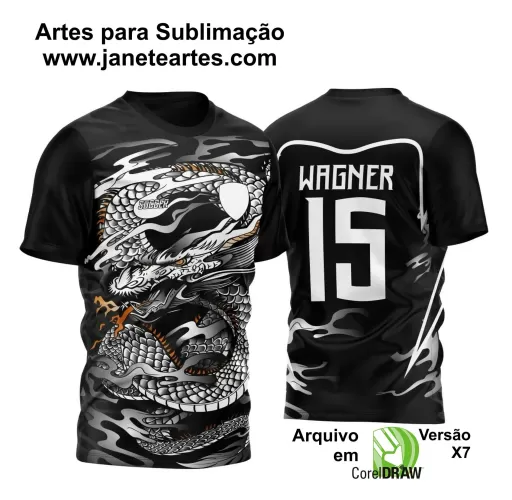 Arte Vetor - Camisa de Interclasse - Dragão 2024-2025