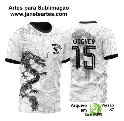 Arte Vetor - Camisa de Interclasse - Dragão 2024-2025