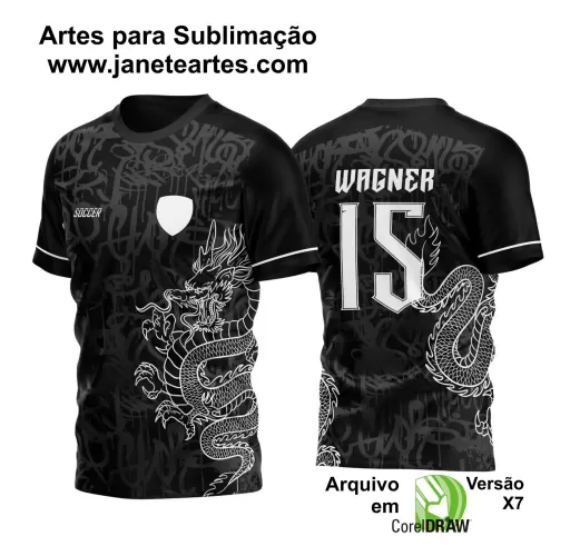 Arte Vetor - Camisa de Interclasse - Dragão 2024-2025