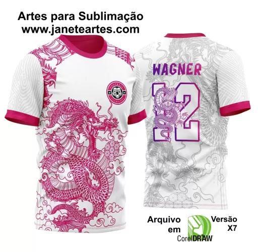 Arte Vetor - Camisa de Interclasse - Dragão 2024-2025