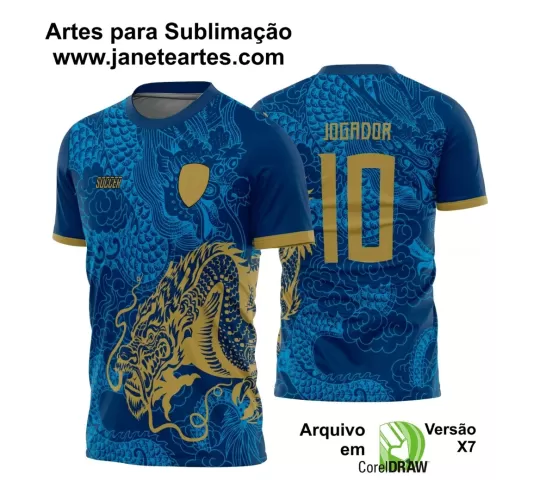 Arte Vetor - Camisa de Interclasse - Dragão 2024-2025