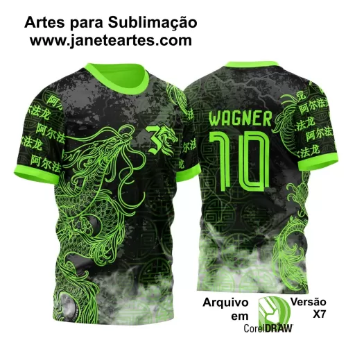 Arte Vetor - Camisa de Interclasse - Dragão 2024-2025