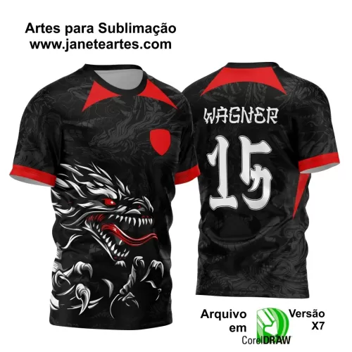 Arte Vetor - Camisa de Interclasse - Dragão 2024-2025