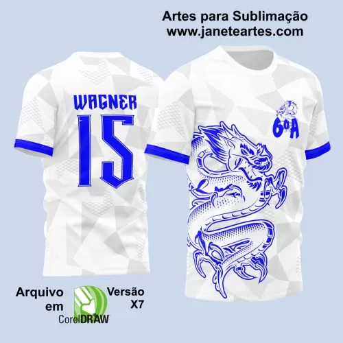 Arte Vetor - Camisa de Interclasse - Dragão 2024-2025