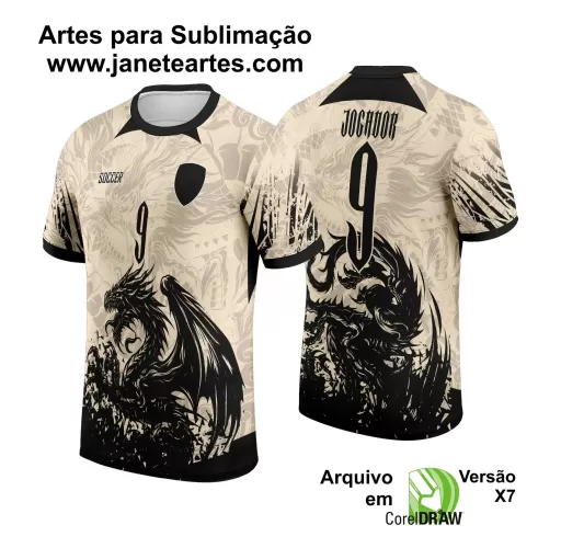 Arte Vetor - Camisa de Interclasse - Dragão 2024-2025