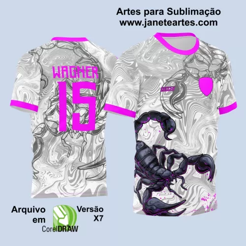 Arte Vetor - Camisa de Interclasse - Escorpião - 2024 - 2025