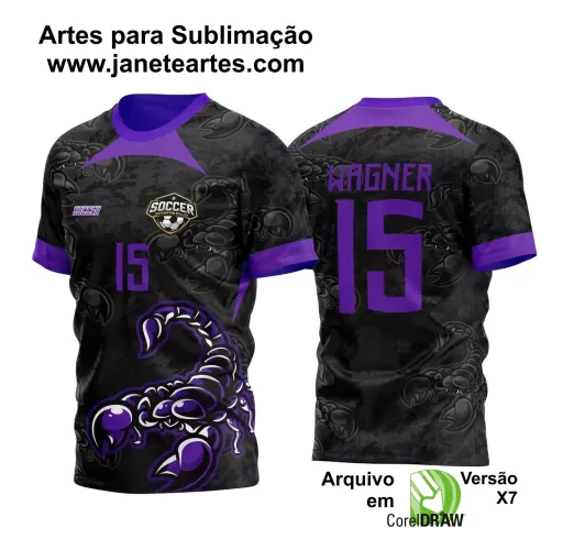 Arte Vetor - Camisa de Interclasse - Escorpião - 2024 - 2025