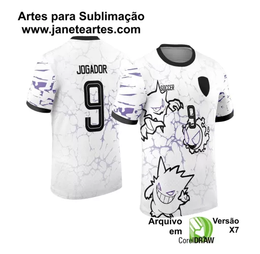 Arte Vetor - Camisa de Interclasse - Gengar  2024 - 2025