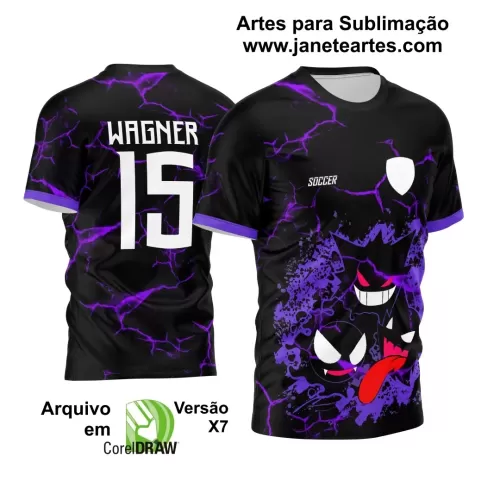 Arte Vetor - Camisa de Interclasse - Gengar  2024 - 2025