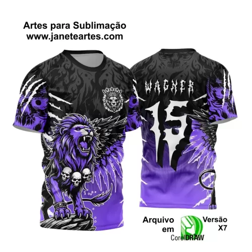 Arte Vetor - Camisa de Interclasse - Jogos Internos - Leão - 2024 - 2025