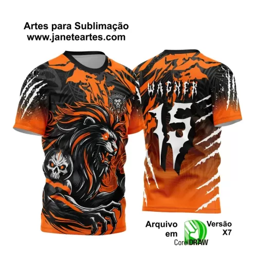 Arte Vetor - Camisa de Interclasse - Jogos Internos - Leão - 2024 - 2025