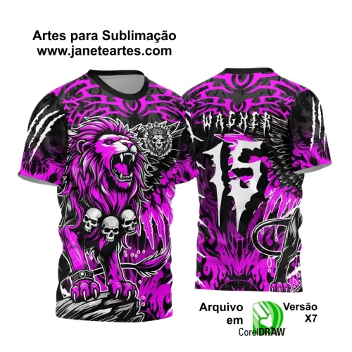 Arte Vetor - Camisa de Interclasse - Jogos Internos - Leão - 2024 - 2025