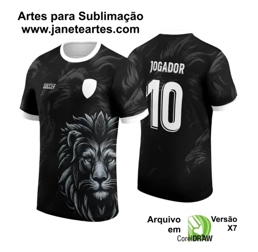 Arte Vetor - Camisa de Interclasse - Jogos Internos - Leão - 2024 - 2025