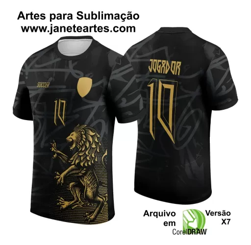 Arte Vetor - Camisa de Interclasse - Jogos Internos - Leão - 2024 - 2025