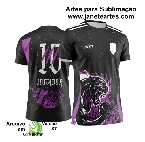 Arte Vetor - Camisa de Interclasse - Jogos Internos - Pantera - 2024 - 2025