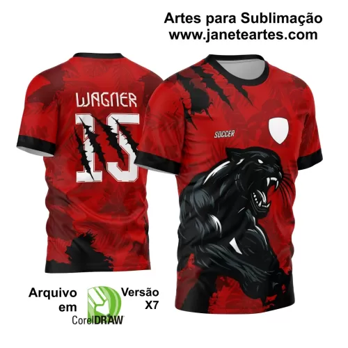 Arte Vetor - Camisa de Interclasse - Jogos Internos - Pantera - 2024 - 2025