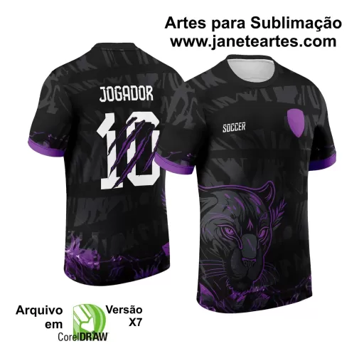 Arte Vetor - Camisa de Interclasse - Jogos Internos - Pantera - 2024 - 2025