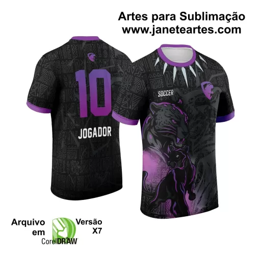 Arte Vetor - Camisa de Interclasse - Jogos Internos - Pantera - 2024 - 2025