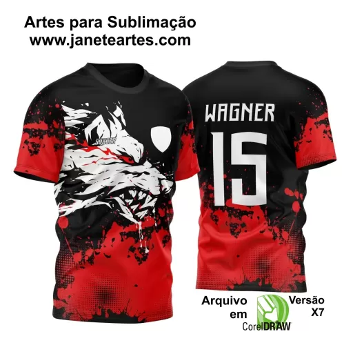 Arte Vetor - Camisa de Interclasse Lobo - 2024-2025