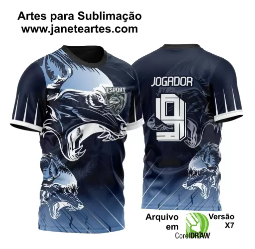 Arte Vetor - Camisa de Interclasse Lobo - 2024-2025