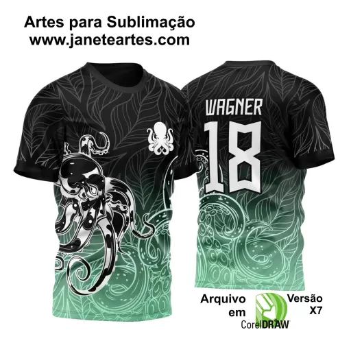 Arte Vetor - Camisa de Interclasse - Polvo - 2024 - 2025