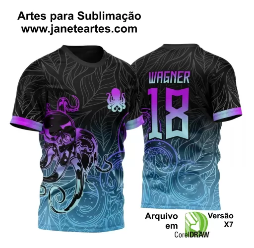 Arte Vetor - Camisa de Interclasse - Polvo - 2024 - 2025