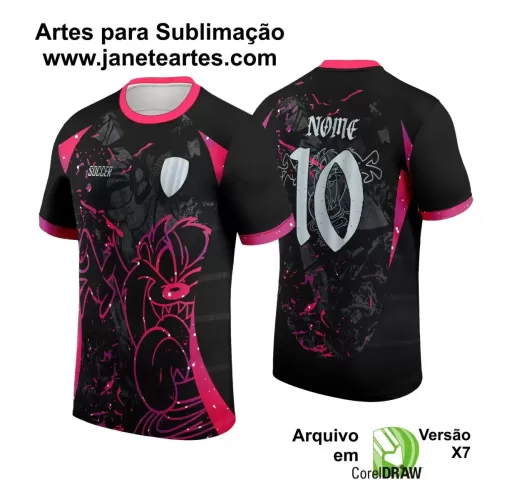 Arte Vetor - Camisa de Interclasse - Taz Mania - 2024 - 2025