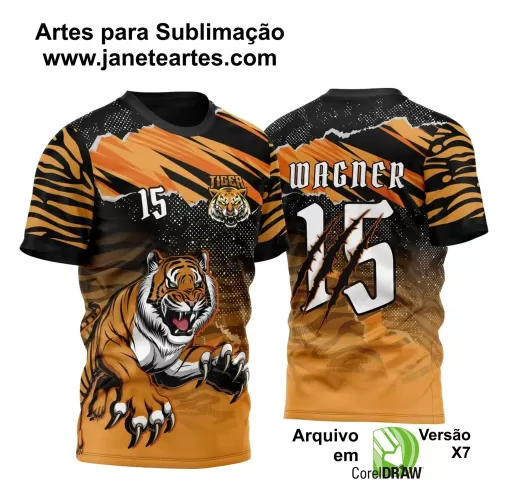 Arte Vetor - Camisa de Interclasse - Tigre - 2024 - 2025