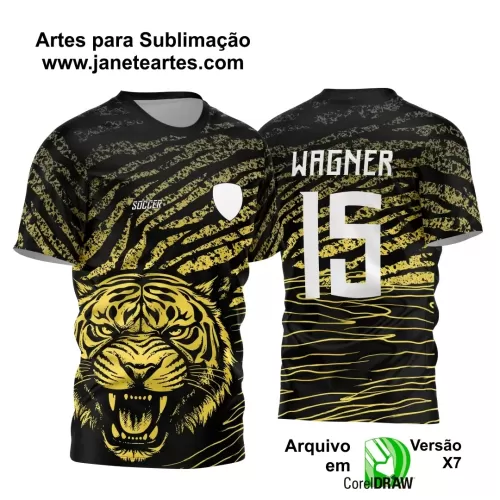 Arte Vetor - Camisa de Interclasse - Tigre - 2024 - 2025