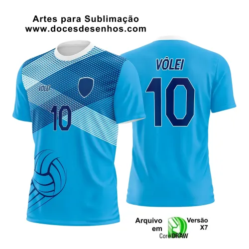 Arte Vetor Camiseta Esportiva  - Camiseta de Vôlei 2025 