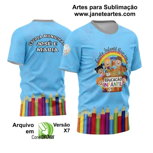 Arte Vetor Estampa Template Camisa Professora - Professor 2024 Modelo 16