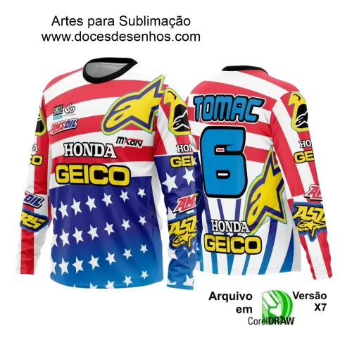 Arte para Camiseta de Motocross e Trilheiros - 2025