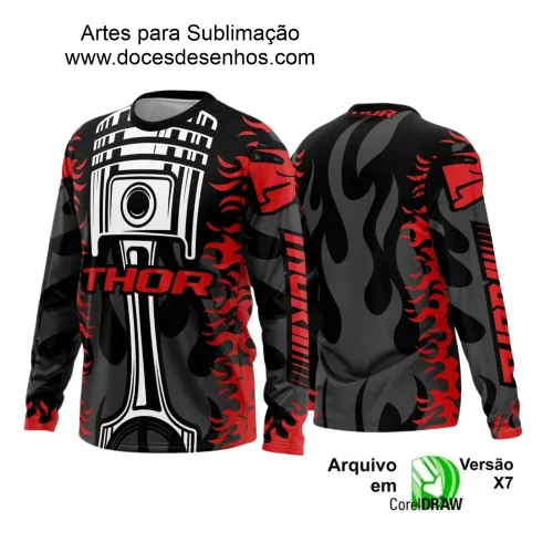 Arte para Camiseta de Motocross e Trilheiros - 2025