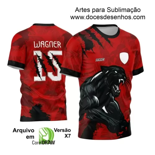 Arte para Estampa de Camiseta Escolar 2025 – Interclasse 2025 - Tema de Pantera 