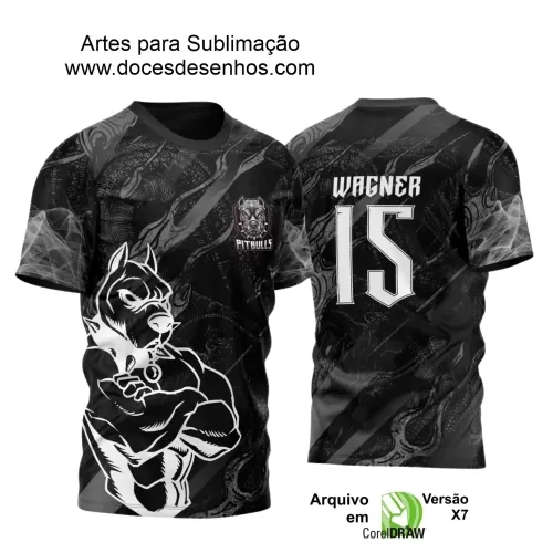 Arte para Estampa de Camiseta Escolar 2025 – Interclasse 2025 - Tema de Pitbull