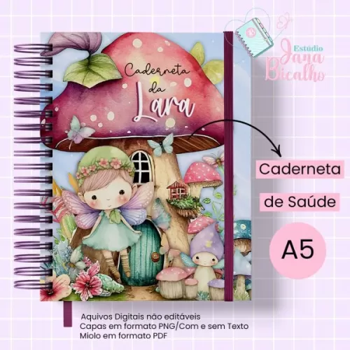 Caderneta de Saúde – Fadinha – Jana Bicalho