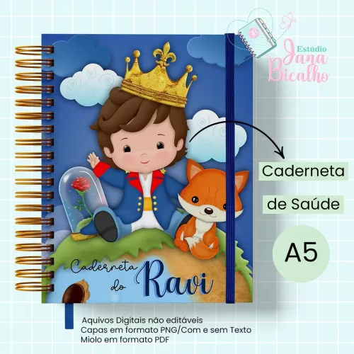 Caderneta de Saúde – Pequeno Príncipe – Jana Bicalho