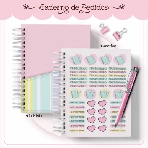 Caderno de Pedido Candy – Lina Criativa