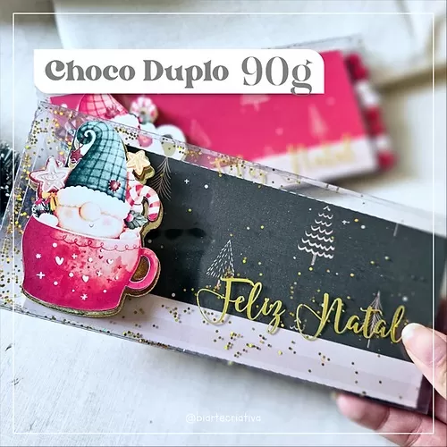 Caixa Choco Dupla 90g – Biarte Criativa