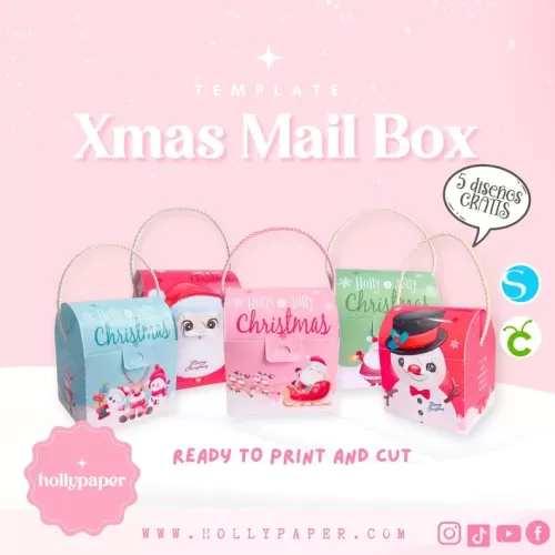 Caixa de Correio Natal – Holly Paper Store