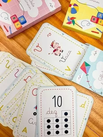 Cards com caixa – Alfabeto & Números (Estúdio G19)