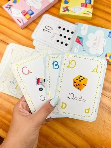 Cards com caixa – Alfabeto & Números (Estúdio G19)