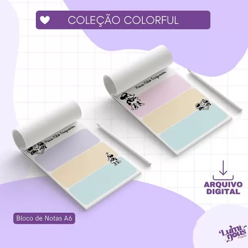 Coleção Colorful – Agendas | Planejador | Blocos (Luminous)