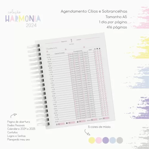 Coleção Harmonia 2024 – Encadernação