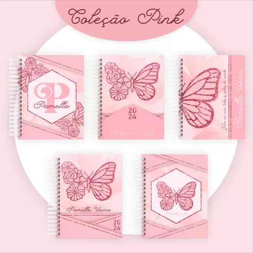 Coleção Pink – Encadernação – Pamella Vieira