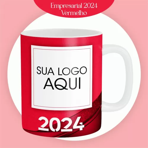 Combo Agendamento Empresarial – Vermelho 2024 – Pamella Vieira